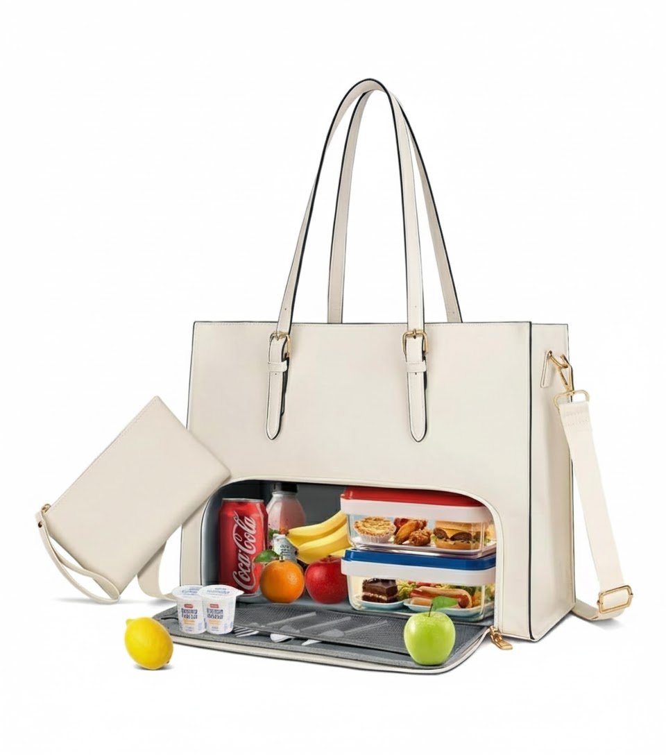 Professional Work Tote: With Insulated Lunch Compartment