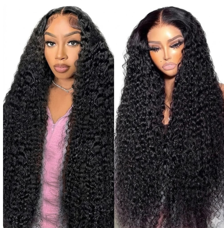 30" Luxurious Kinky Curly Lace Front Wig – Natural & Glamorous