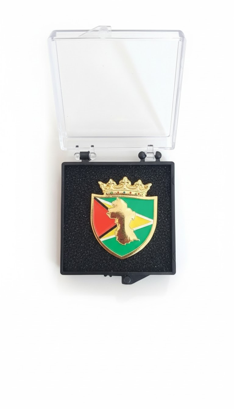 Guyana Golden Arrowhead Lapel Pin