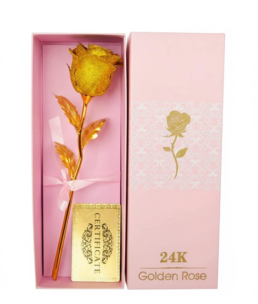 Eternal 24K Gold-Plated Rose