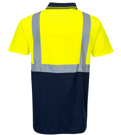Port West High Visibility Blue And Lime T Shirts