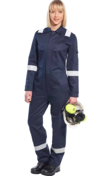 Portwest Navy Blue Fr Antistatic Coverall