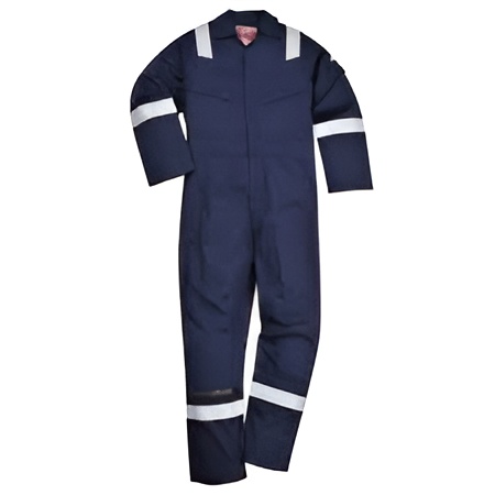 Portwest Navy Blue Fr Antistatic Coverall