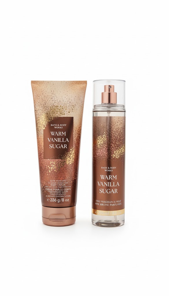 Warm Vanilla Sugar Fragrance Mist 8fl oz & Body Cream 8 oz