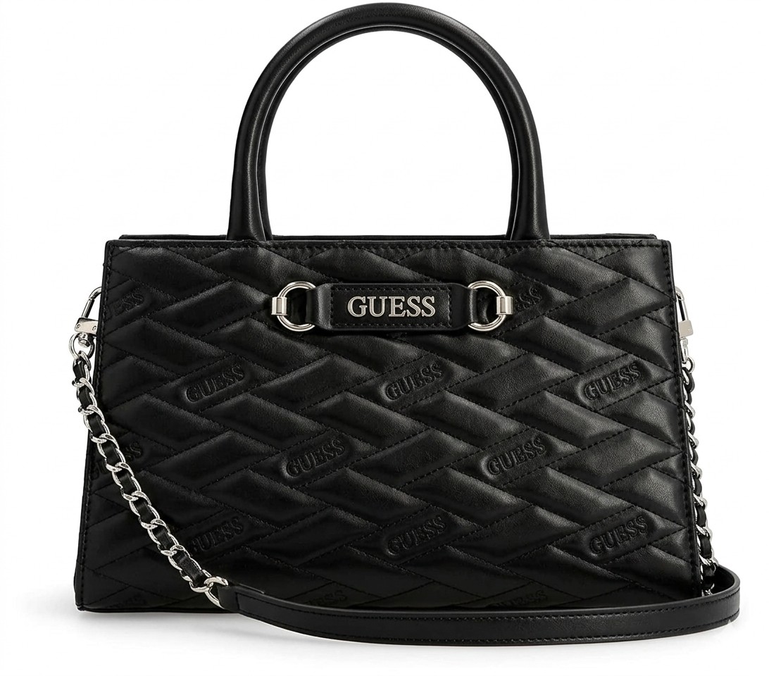 Guess Alby Quilted Satchel