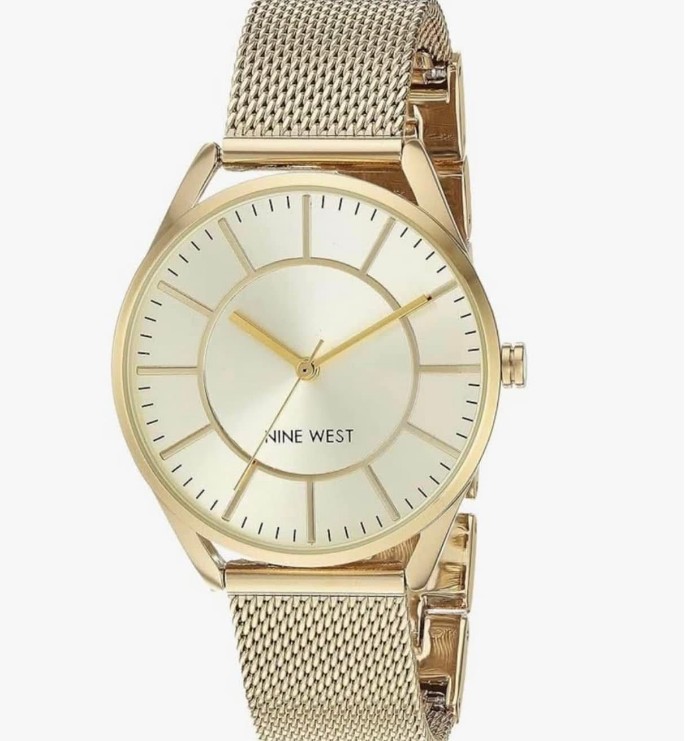 Nine West Women's Mesh Bracelet Watch