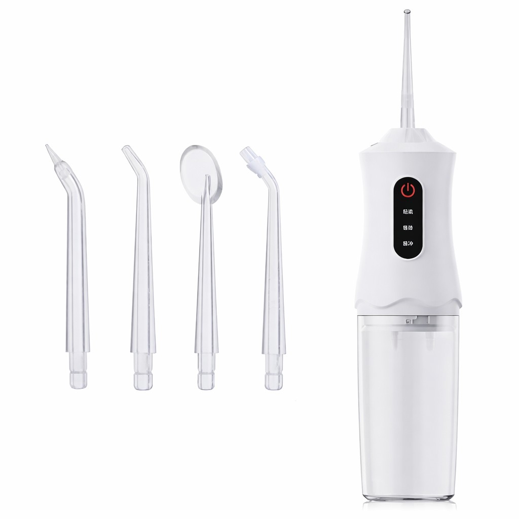 Portable Cordless Oral Irrigator (Water Flosser) – Multi-Nozzle Dental Care Kit