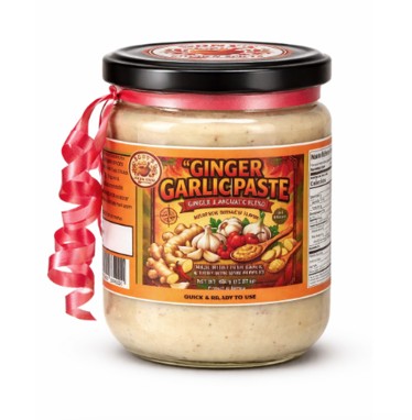 GINGER GARLIC PASTE – Ginger & Aromatic Blend (450ml)