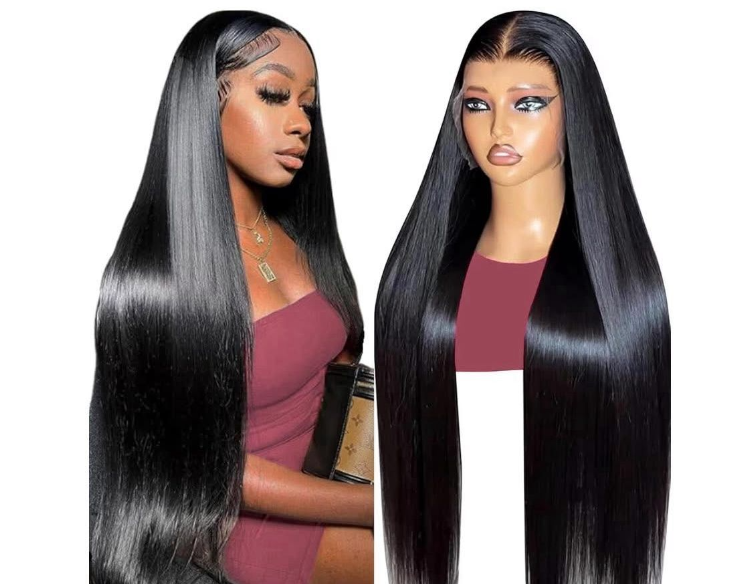 Premium Bone Straight Human Hair Lace Frontal Wig