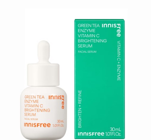 Innisfree Green Tea Enzyme Vitamin C Brightening Serum (30mL)