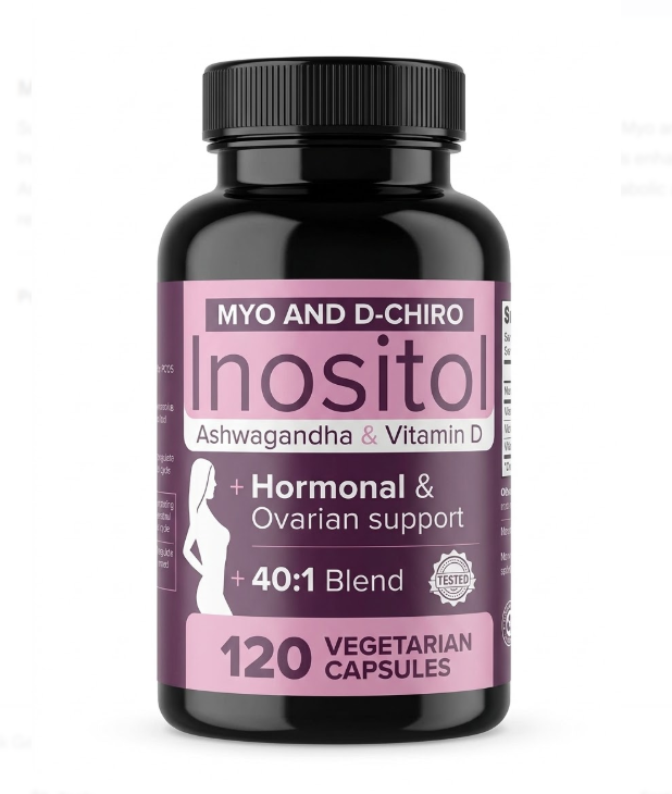 Myo & D-Chiro Inositol with Ashwagandha & Vitamin D