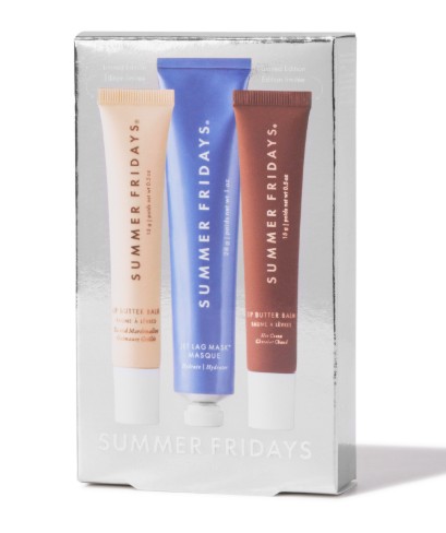 Summer Fridays Limited Edition Lip & Skin Set (Includes Jet Lag Mask and Lip Butter Balms)