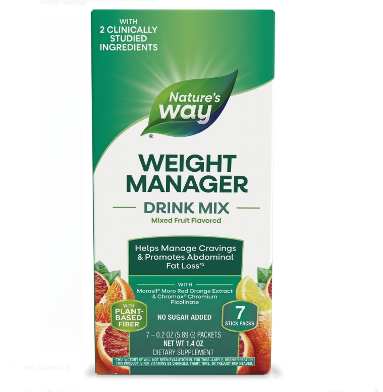 Nature’s Way Weight Manager Drink Mix – Mixed Fruit Flavor