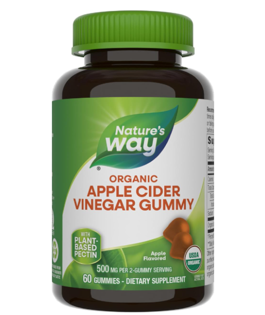 Nature's Way Organic Apple Cider Vinegar Gummy