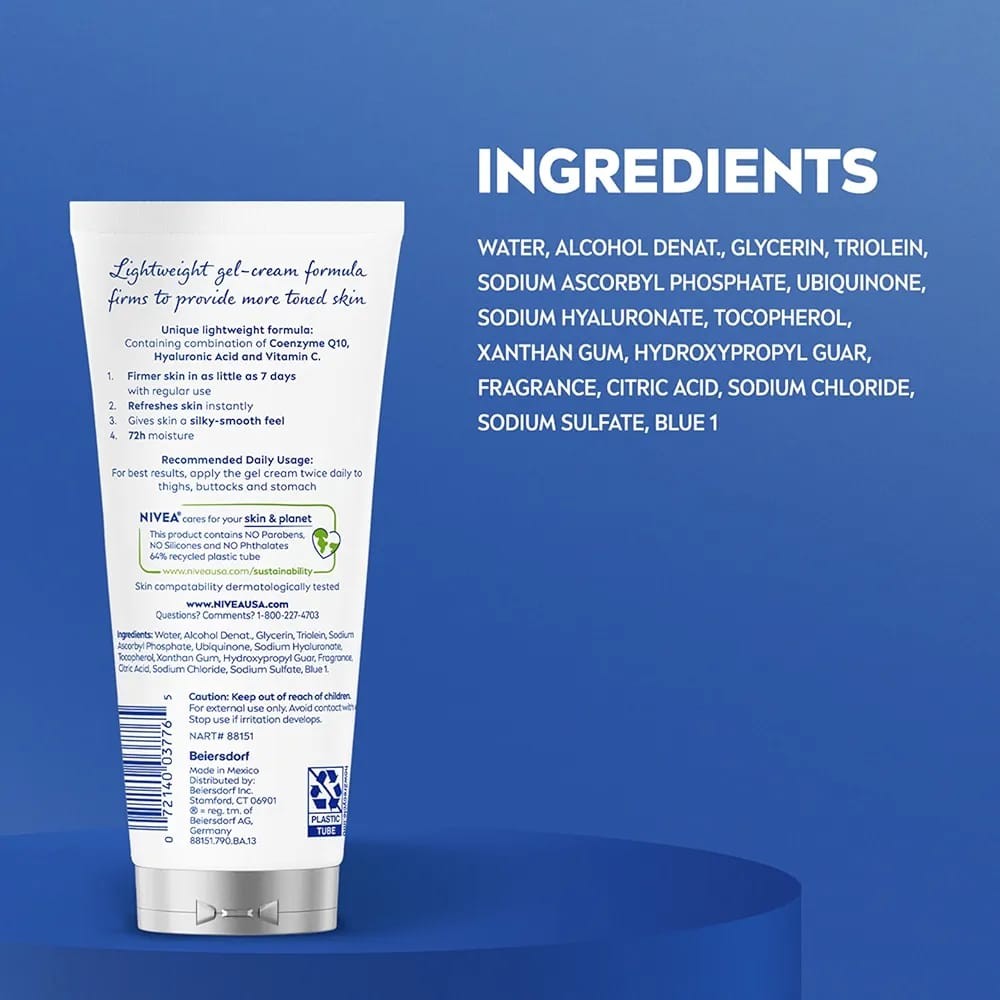 NIVEA Skin Firming + Toning Body Gel-Cream