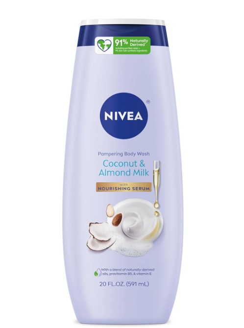 NIVEA Pampering Body Wash with Coconut & Almond Milk