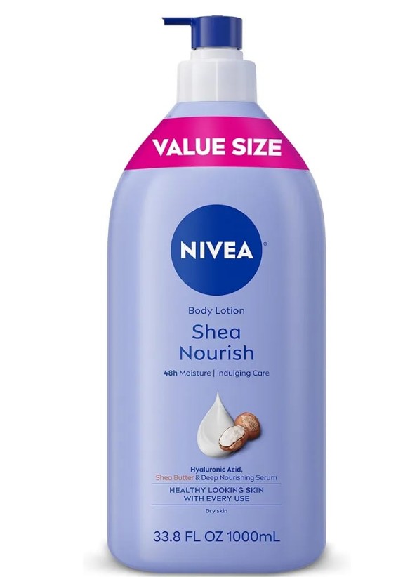 NIVEA Shea Nourish Body Lotion (Value Size)