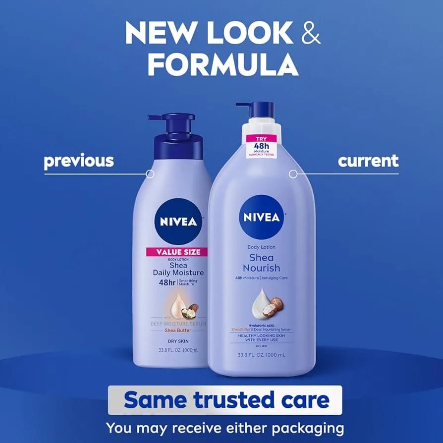 NIVEA Shea Nourish Body Lotion (Value Size)