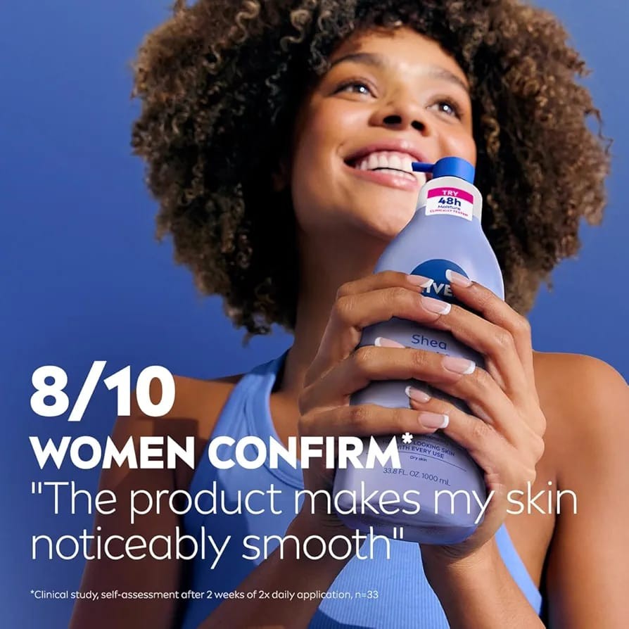 NIVEA Shea Nourish Body Lotion (Value Size)