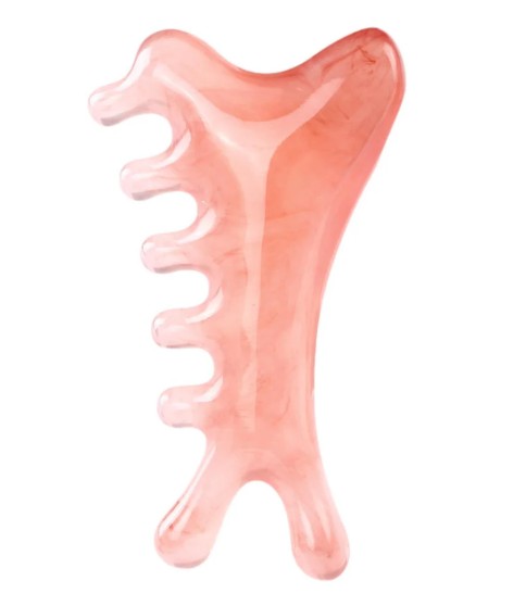 4-in-1 Rose Quartz Gua Sha Tool