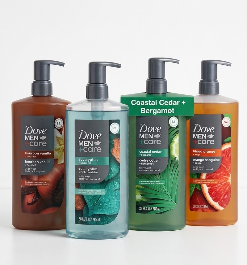 Dove Men+Care Plant-Based Moisturizer Collection