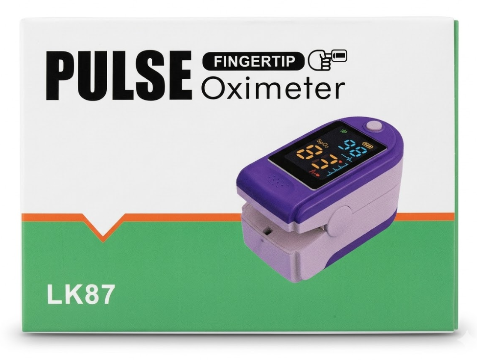LK87 Fingertip Pulse Oximeter – Accurate SpO2 & Heart Rate Monitor
