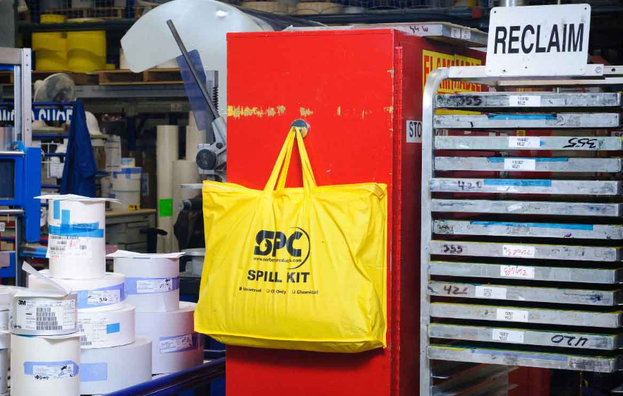 Brady Spc Chemical Class Portable Economy Spill Kit