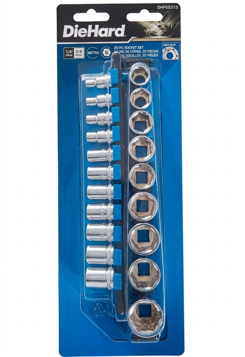 DieHard 20-Piece Socket Set (Metric)