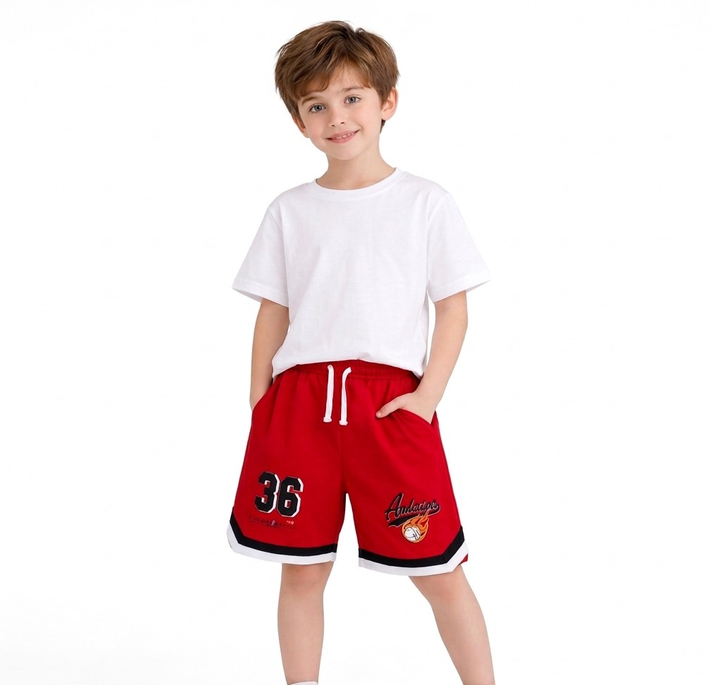 Boys' "LA" Graphic T-Shirt and Basketball Shorts Set Size: 16 Years