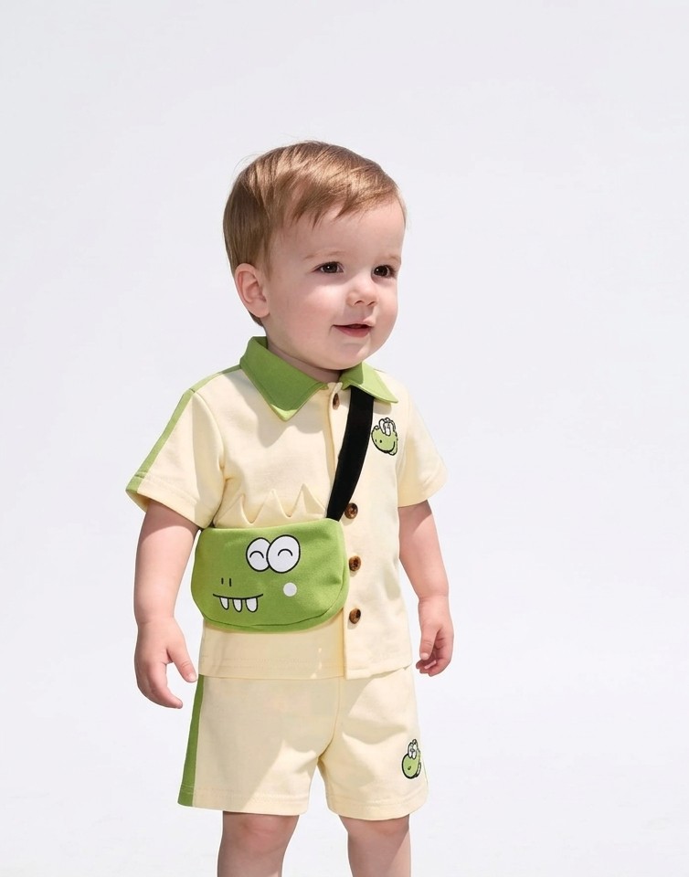 Dino-Mite Style 3-Piece Summer Set Size: 12-18 Months