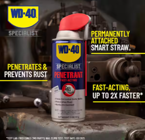 Wd-40 Specialist Rust Release Penetrant Spray 11 Oz