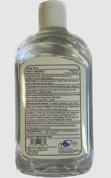 Isopropyl Rubbing Alcohol 16 Fl. Oz.