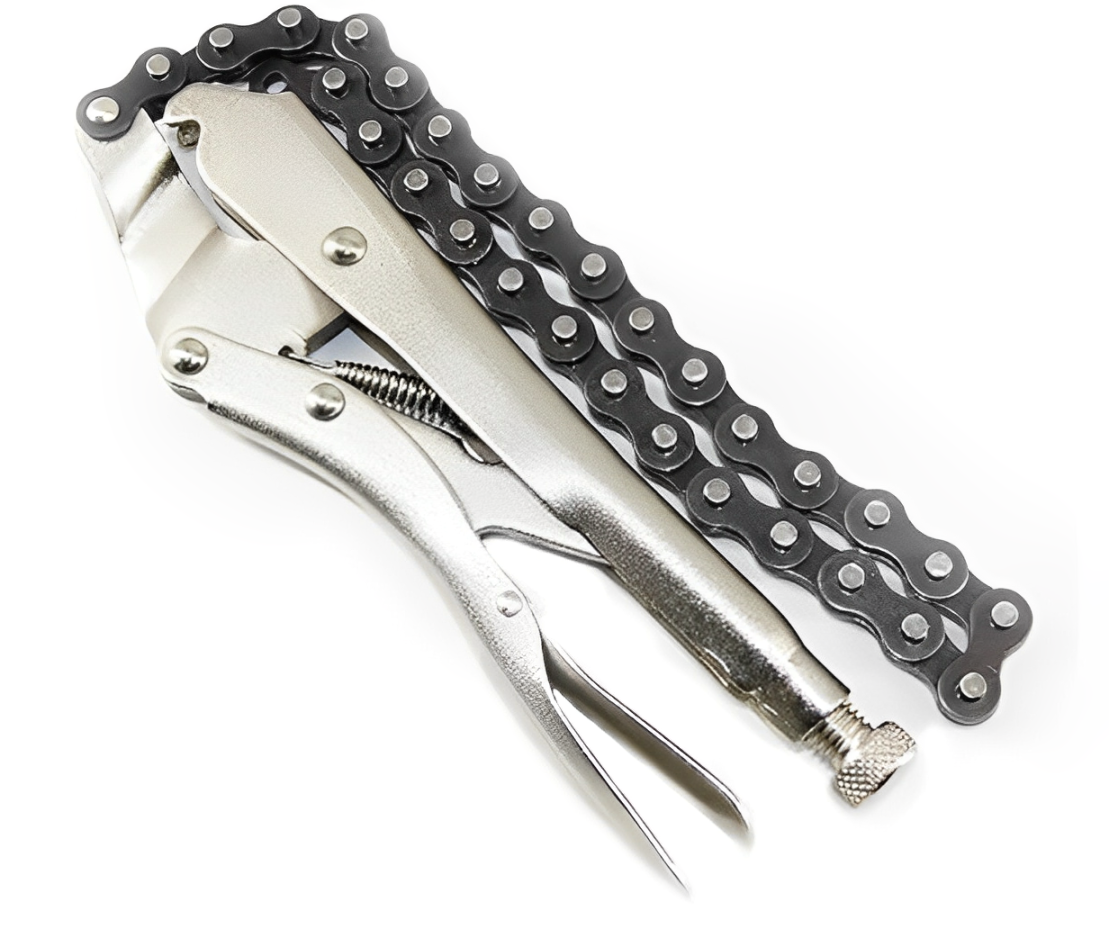 Macwork Locking Chain Clamp 9In.pliers Locking Grip Wrench Pipe Cutter Vice (19 In. Chain Clamps)