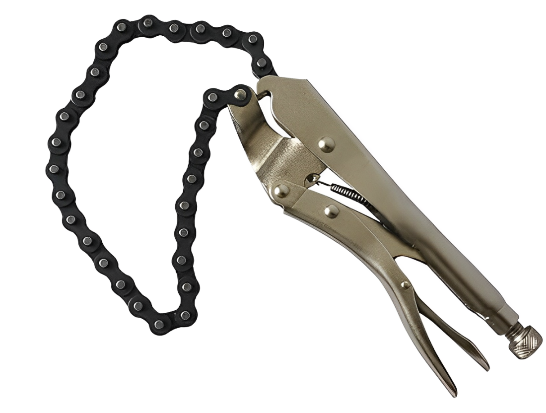 Macwork Locking Chain Clamp 9In.pliers Locking Grip Wrench Pipe Cutter Vice (19 In. Chain Clamps)