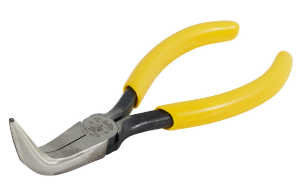 Klein Tools Curved Long-Nose Pliers 6"