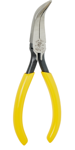 Klein Tools Curved Long-Nose Pliers 6"