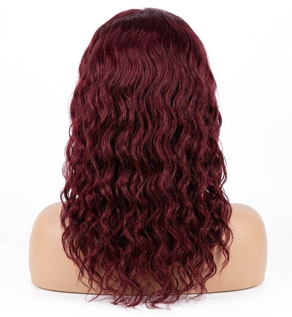 10" Deep Wave Virgin Human Hair (99J)
