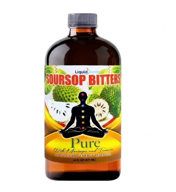Pure Soursop Bitters - 16oz Antioxidant Energy Beverage