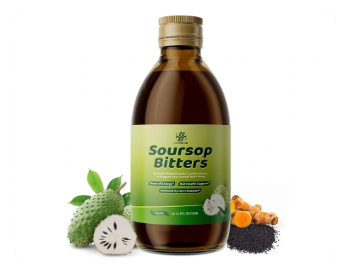 Premium Soursop Bitters - 16oz Herbal Wellness Tonic