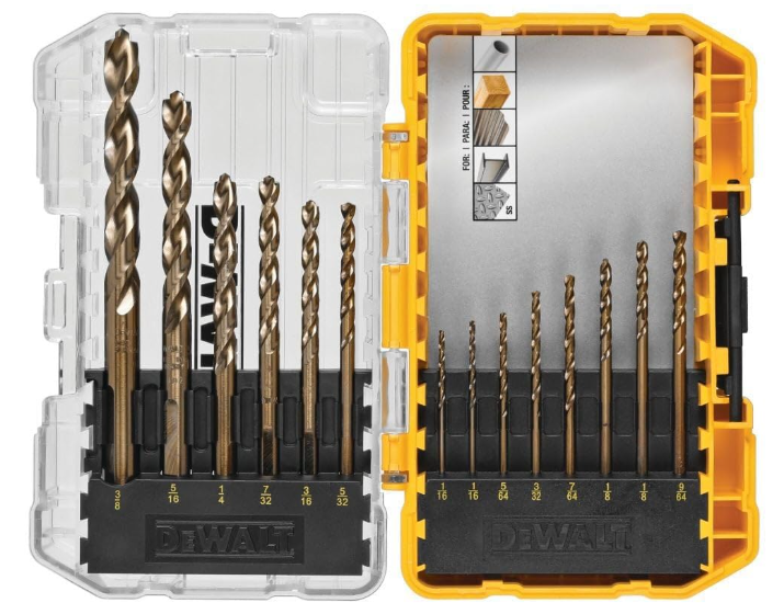 Dewalt Industrial Cobalt 14 Pc. Drill Bit Set Model Dwa1240