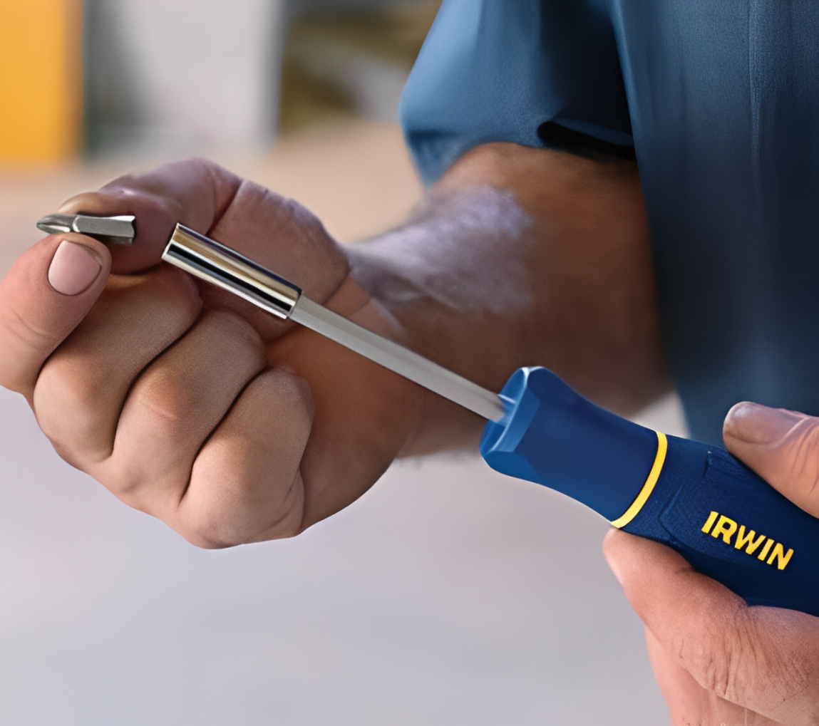 Irwin 2013287 5-In-1 Magnetic Screwdriver, Blue