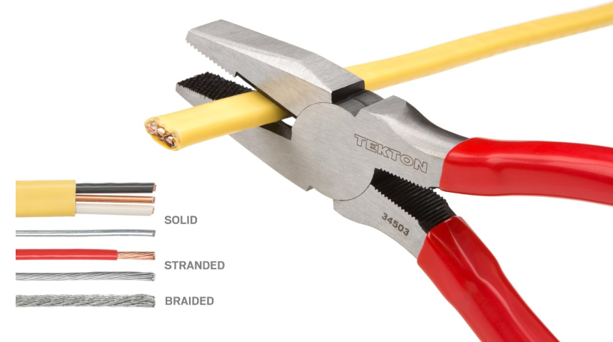 8" Tekton Flex-Grip Linesman Pliers