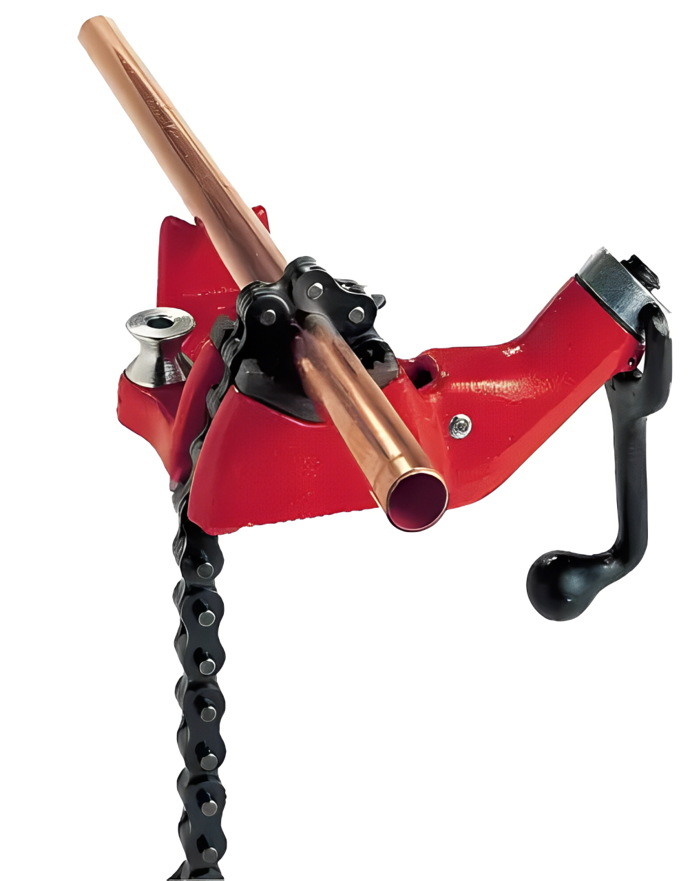 Ridgid 40210 Model Bc610 Top Screw Bench Chain Vise, 1/4-Inch To 6-Inch Bench Vise , Red , 11X11X7