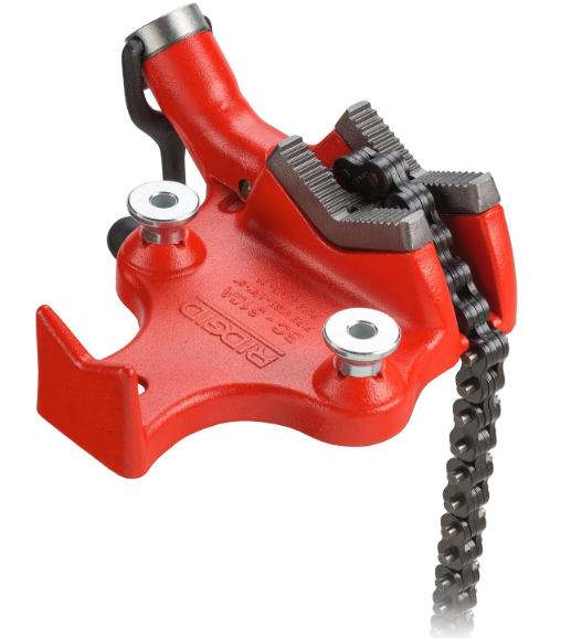 Ridgid 40210 Model Bc610 Top Screw Bench Chain Vise, 1/4-Inch To 6-Inch Bench Vise , Red , 11X11X7