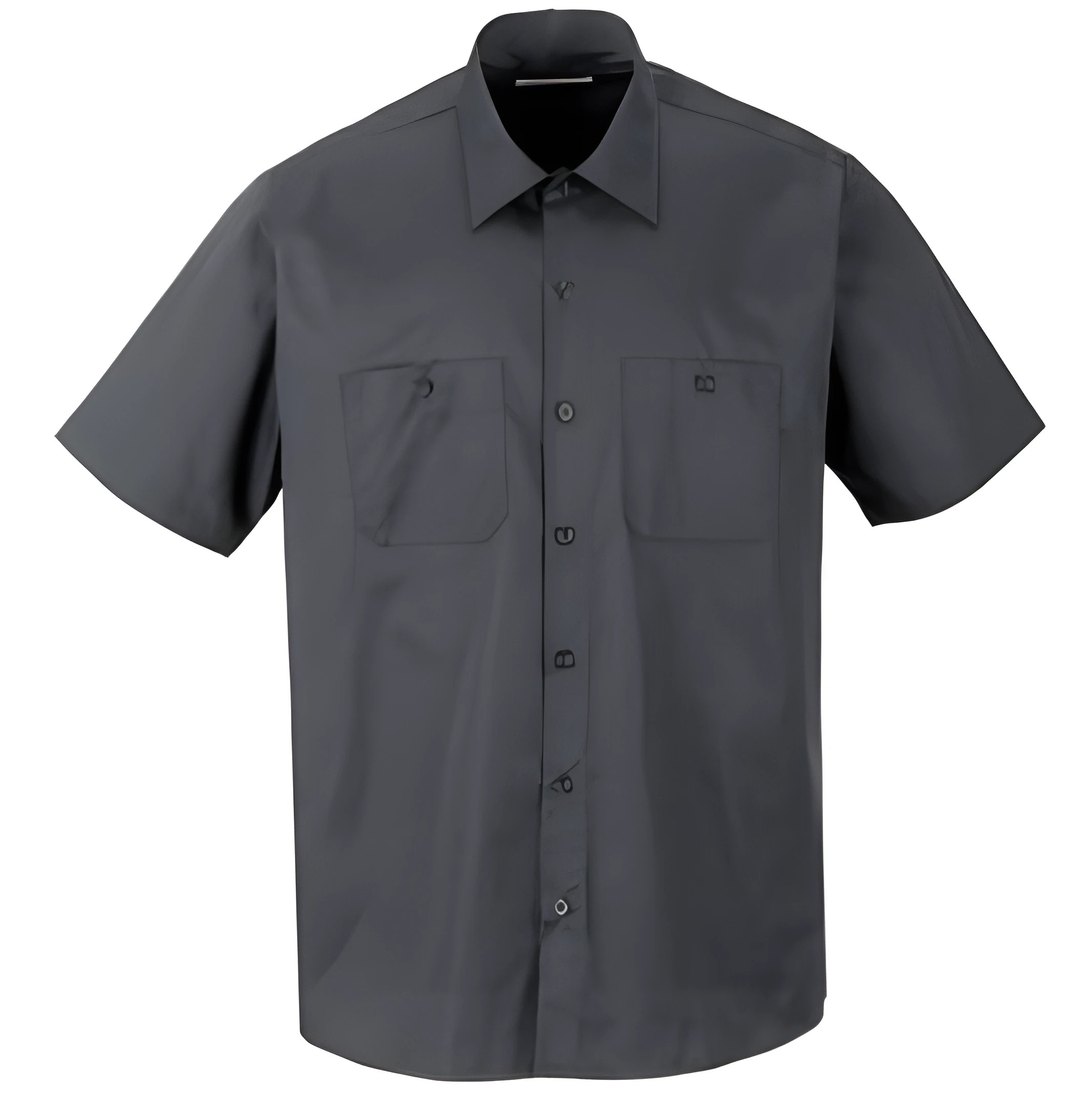 Port West Gray Short Sleeve Shirt