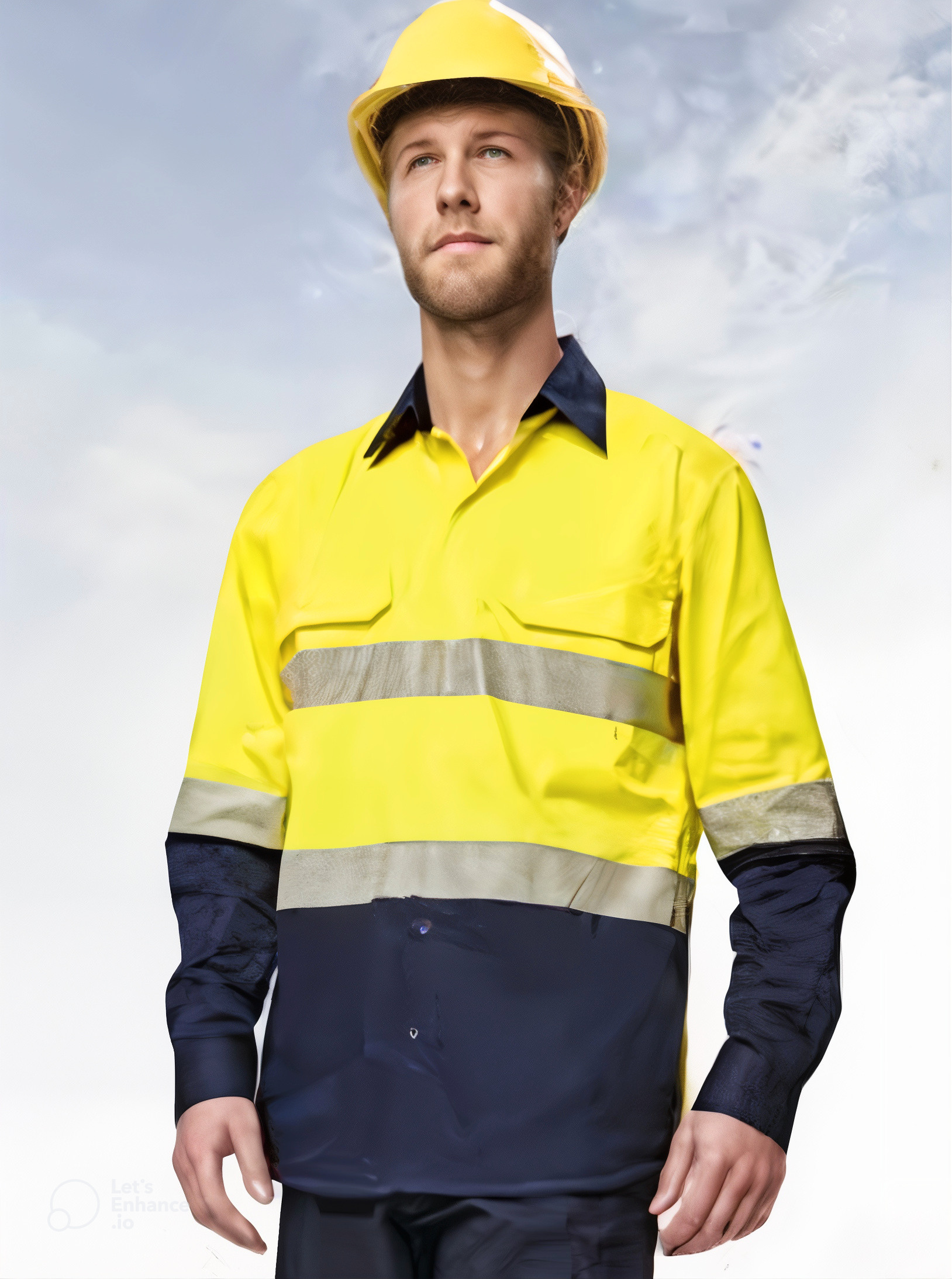Vangard Hard Work Top Blue/Lime Reflective