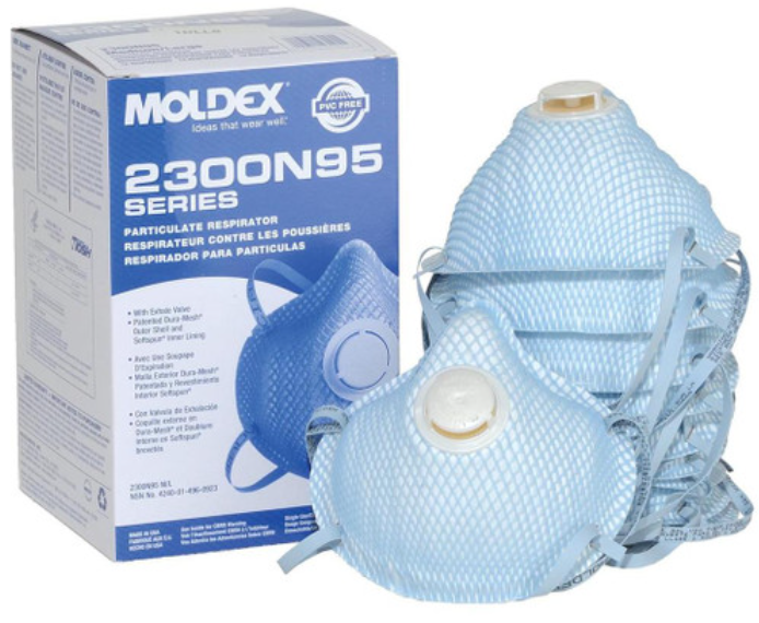 MOLDEX RESPIRATOR 2300N95 SERIES (Sold Each)