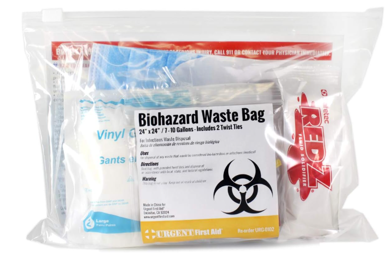 Bloodborne Pathogen & Bodily Fluid Spill Cleanup Kit
