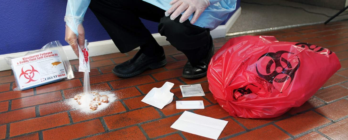 Bloodborne Pathogen & Bodily Fluid Spill Cleanup Kit