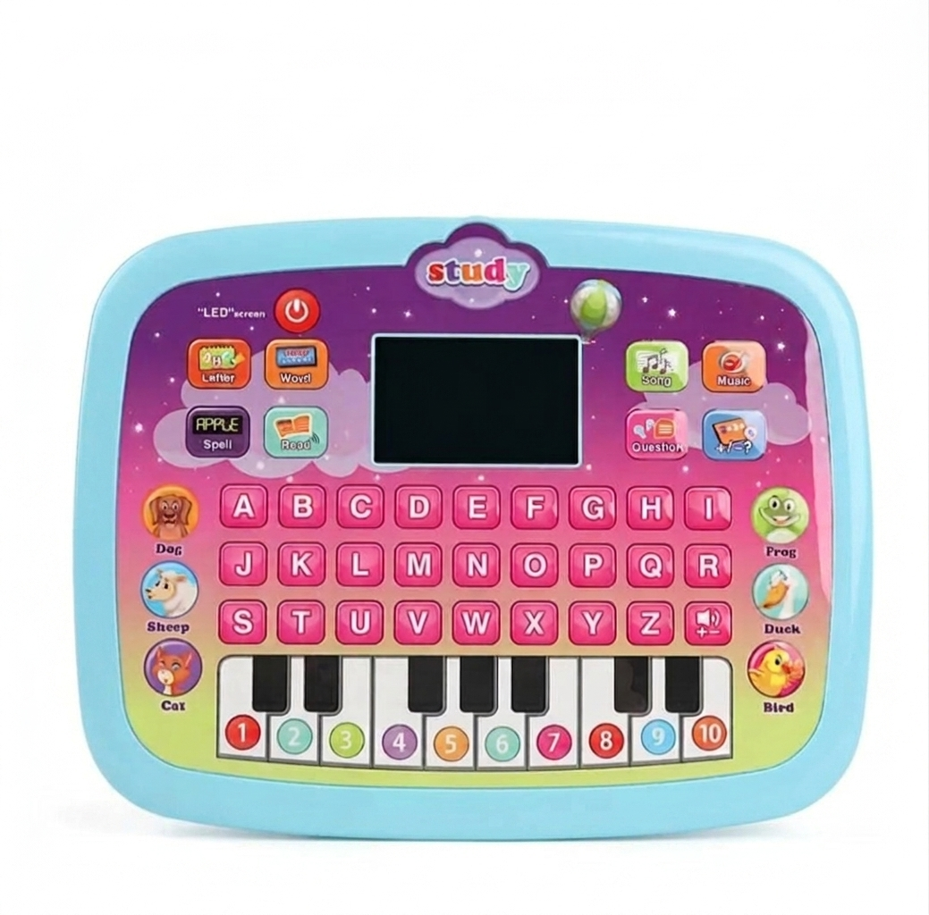2-in-1 Kids' Educational Learning Tablet & Piano